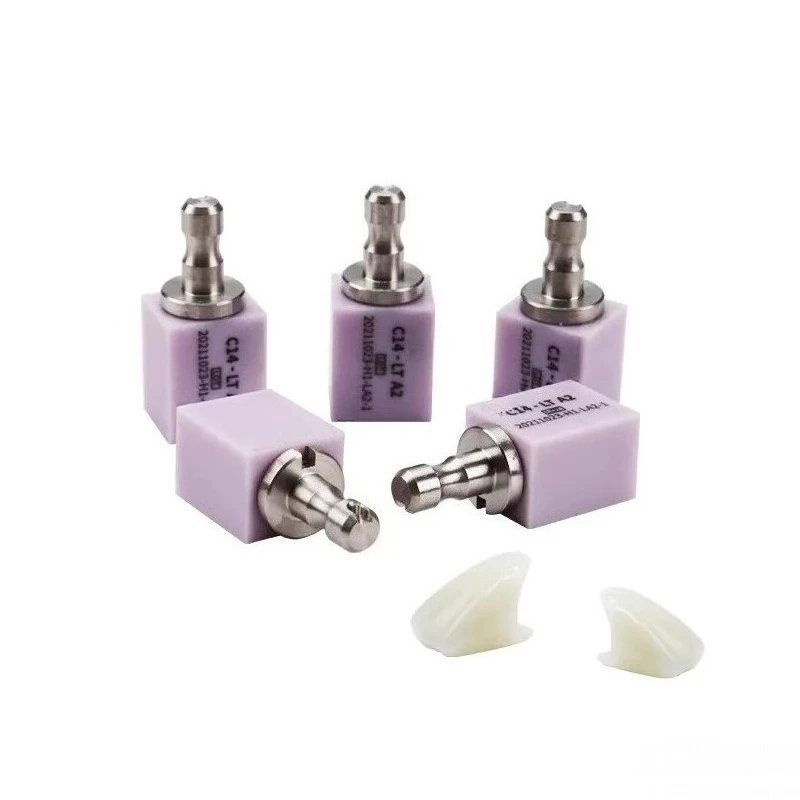 for Aidite-Lithium Disilicate Translucency Materials, Ceramic Blocks, Dentistry Lab Materials, Cameo C14 CAD/CAM, 5 PCs/Box
