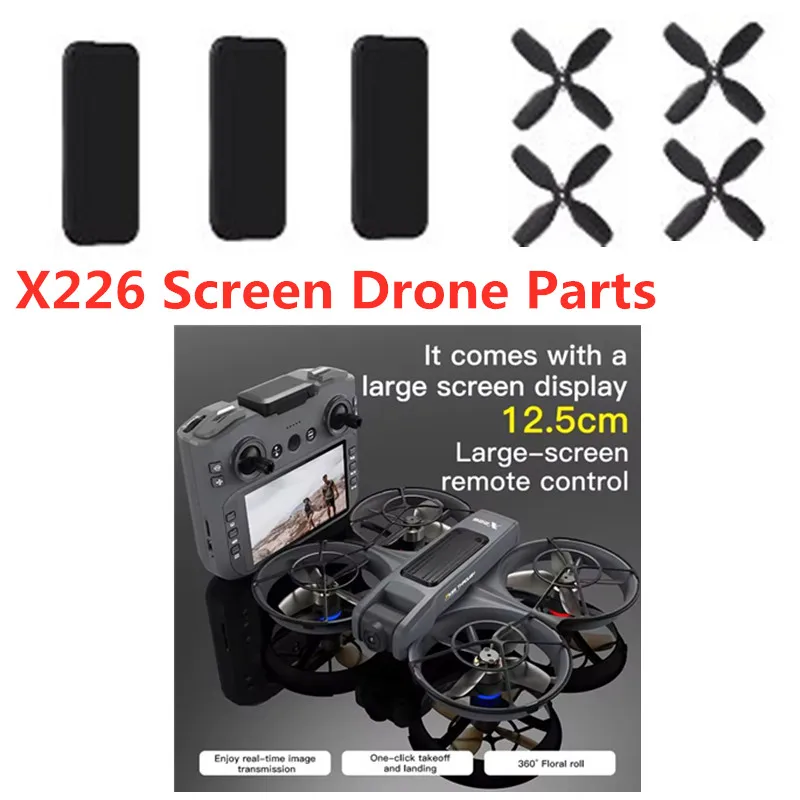 

X226 RC Drone 3,7 В 1800 мАч Батарея/пропеллер X226 Экранный аккумулятор для дрона X226 Лезвия для аккумулятора дрона X226 Лопасти для аккумулятора дрона