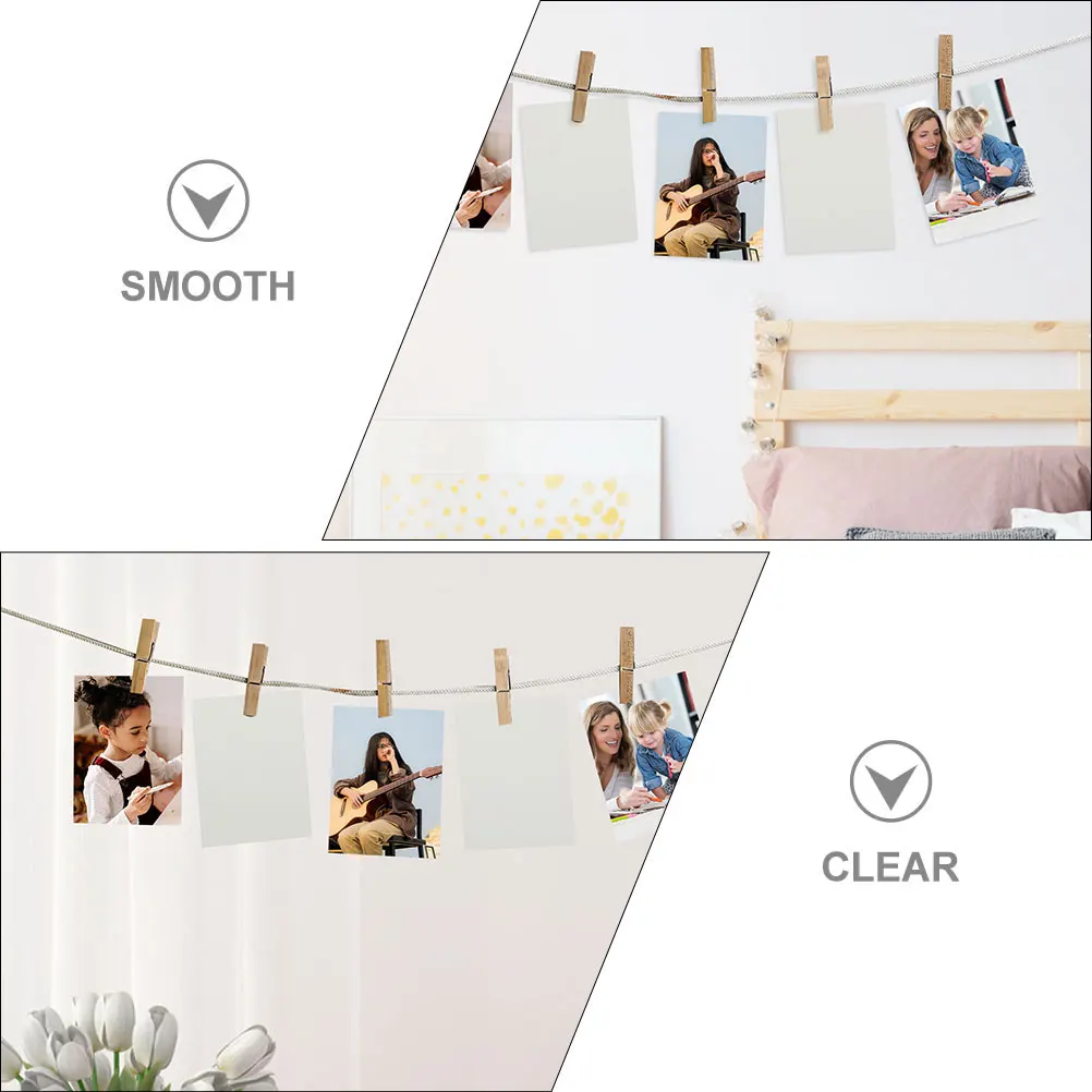 

1pcs Blank Photo Frame 30x40cm Simulation Blank Photo Sign Pearl White Durable Sublimation Metal Board Customizable Gifts