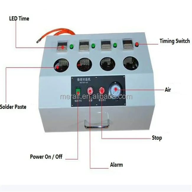 Automatic Lead Free Solder Paste Heating Equipment Smt Solder Paste Warm up Machine Temperature Back Machine