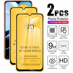 2PCS 9D Full Cover Tempered Glass For Infinix Note 30 GT 10 Pro Hot 30 40 Pro 30i Smart 8 7 Screen Protector For Tecno Camon 19