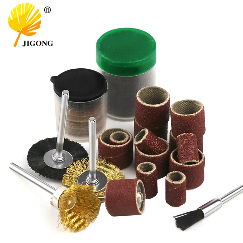 Electric grinding accessories set, industrial grinding sandpaper ring, electric grinding steel wire copper wire brush, Wenwan gr