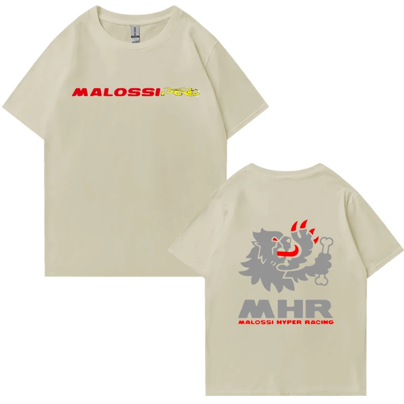 New in Malossi Theme Graphic short sleeve t-shirts vintage Hip Hop Y2k streetwear Unisex Oversized t-shirt Summer Print clothing