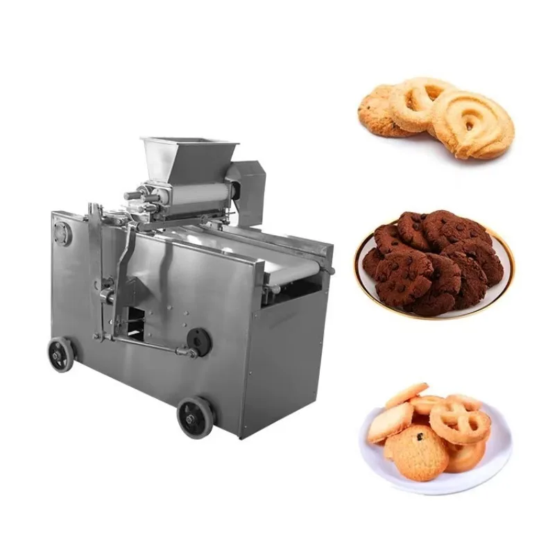 

Commercial Small Scale Automatic Cookie Dough Machine Biscuit Press Maker Cookie Machine