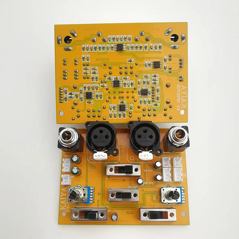 Full-range bass balanced stereo btl bridged audiophile preamp board stage high-power professional amplifier audio