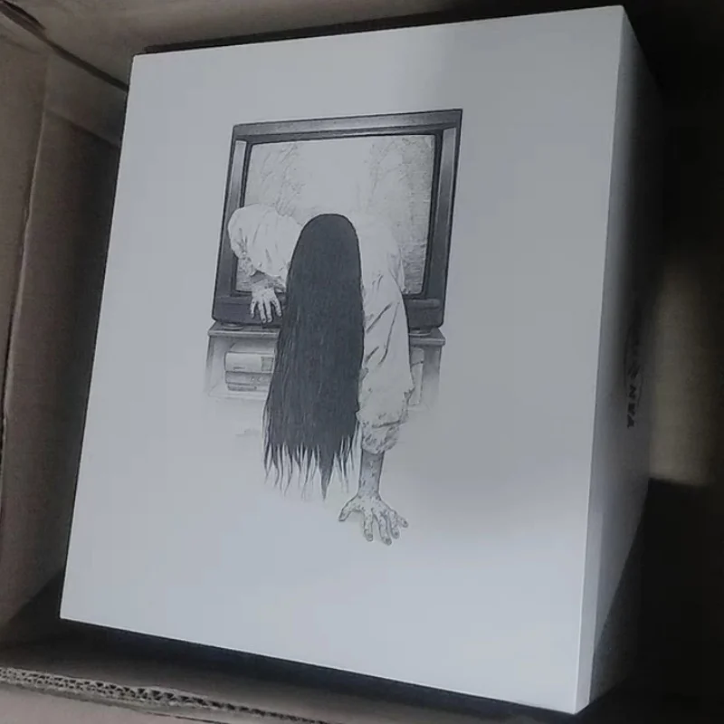 Novo estoque yantoys jr08 1/6 escala colecionável clássico filme de terror miss sadako cabelo longo feminino chumbo 12in figura de ação brinquedos