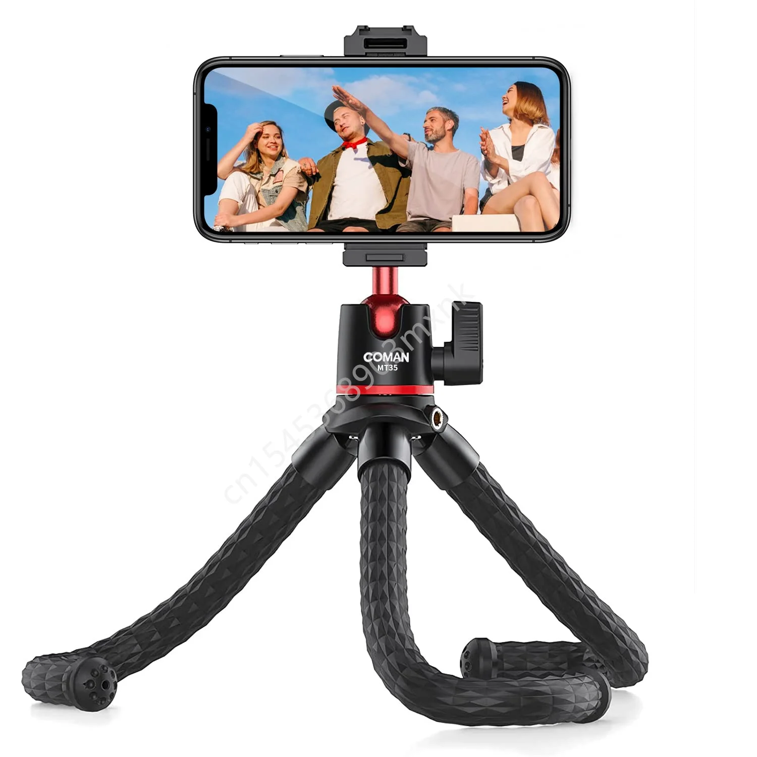 Coman MT-35 lexible Octopus Tripod Smartphone DSLR SLR Vlog Tripod Travel Portable 2 in 1 Tripod Extend 1/4 Screw Magic Arm