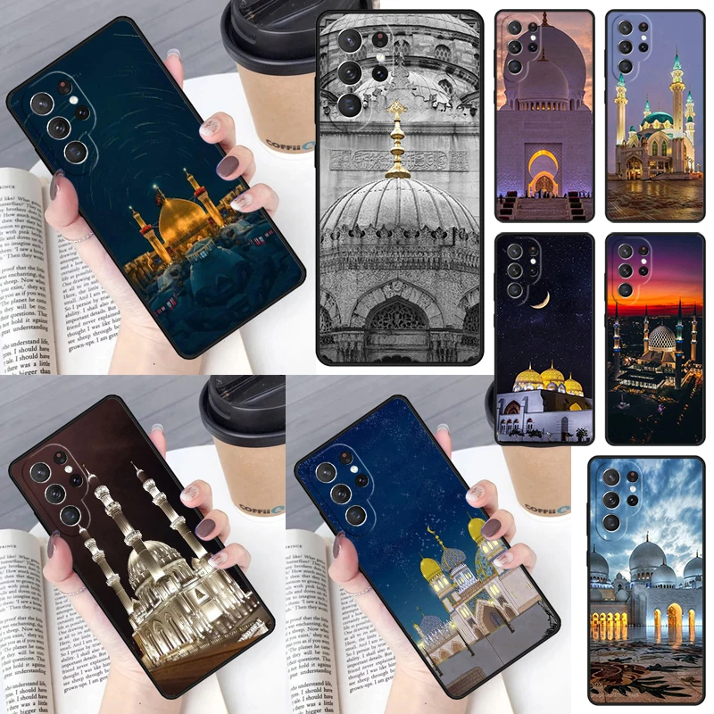 Muslim mosque building Cover For Samsung Galaxy S23 Ultra S22 S20 S21 FE S8 S9 S10 Plus Note 10 20 Ultra phone Case