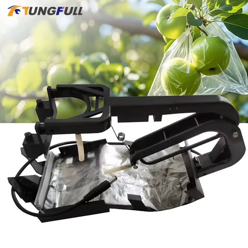 Automatic Apple Bagging Machine for Orchard Handheld Fruit Protect Bagging Tools Multifunctional Fruit Protective Sleeve Machine
