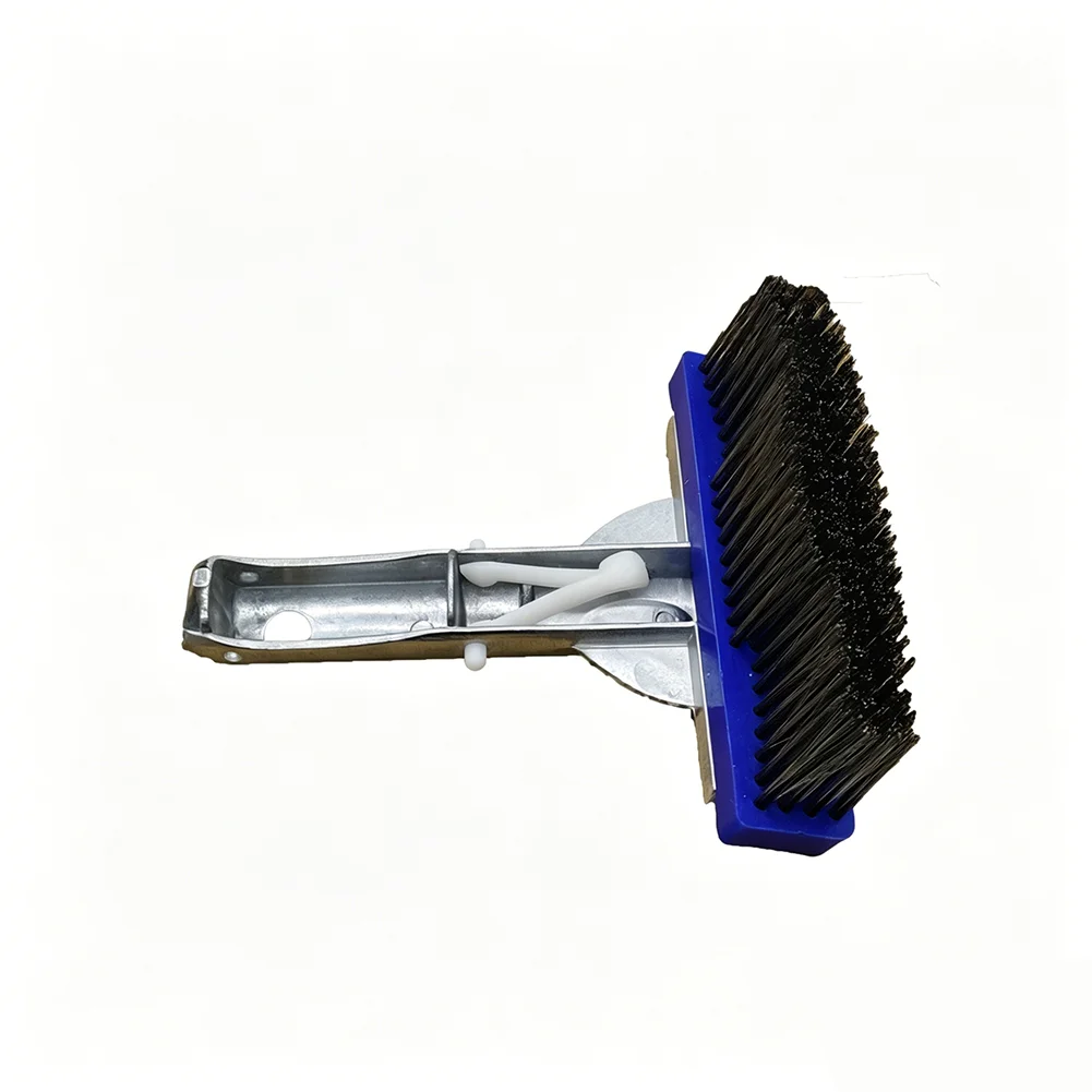5 Inch Wire Brush Featuring Aluminum Shaft and Stiff Steel Bristles for Pool Ladder Rail and Handrail Cleaning