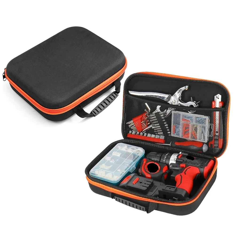 Hard Tools Case EVA Storage Bags Protective Bag For Drill Tool Kit Large Capacity Electrician Hardware Zipper Bag Carrying Box