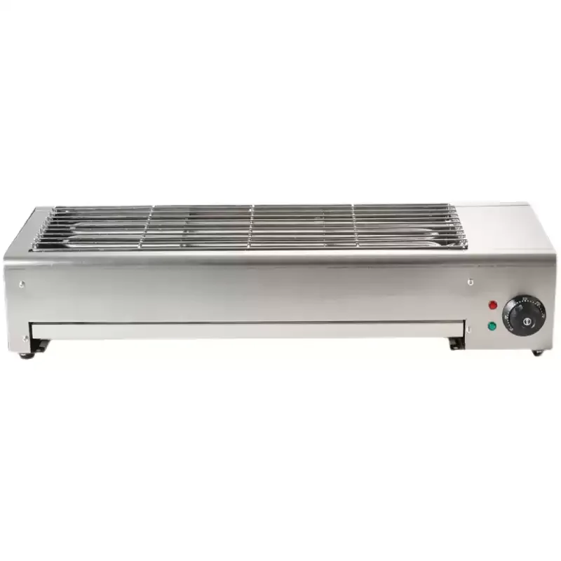 Smokeless Stainless Steel Electric Grill, Household Skewer Grill, Commercial Stall Electric Grill