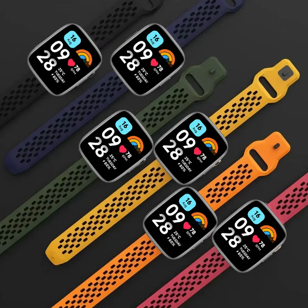 Banda respirável para redmi relógio 3 cinta de metal conector acessórios banda para xiaomi redmi relógio 3 pulseira substituível