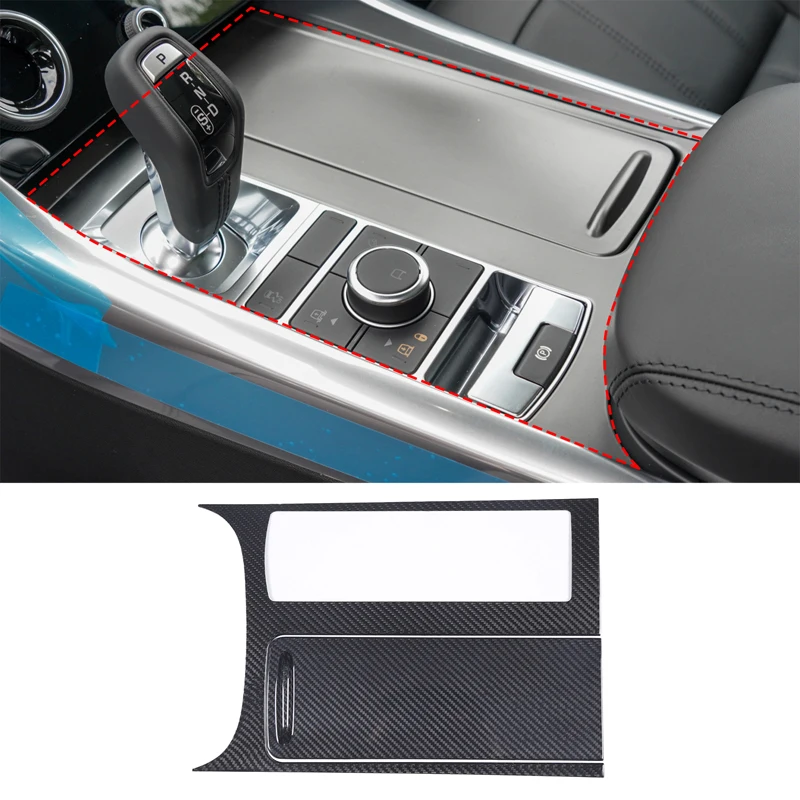 

For Land Rover Range Rover Sport 2018-2022 Real Carbon Fiber Car Center Console Panel Cover Trim Interior Car Accessories(LHD)
