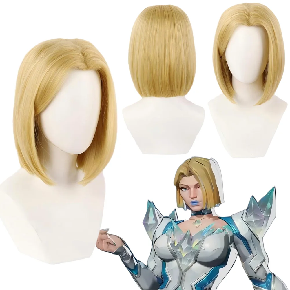

Fantasia Emma Frost Wigs Rivals Cosplay Hair Game Disfraz Costume Accessories Adult Women Fantasy Halloween Carnival Party Props