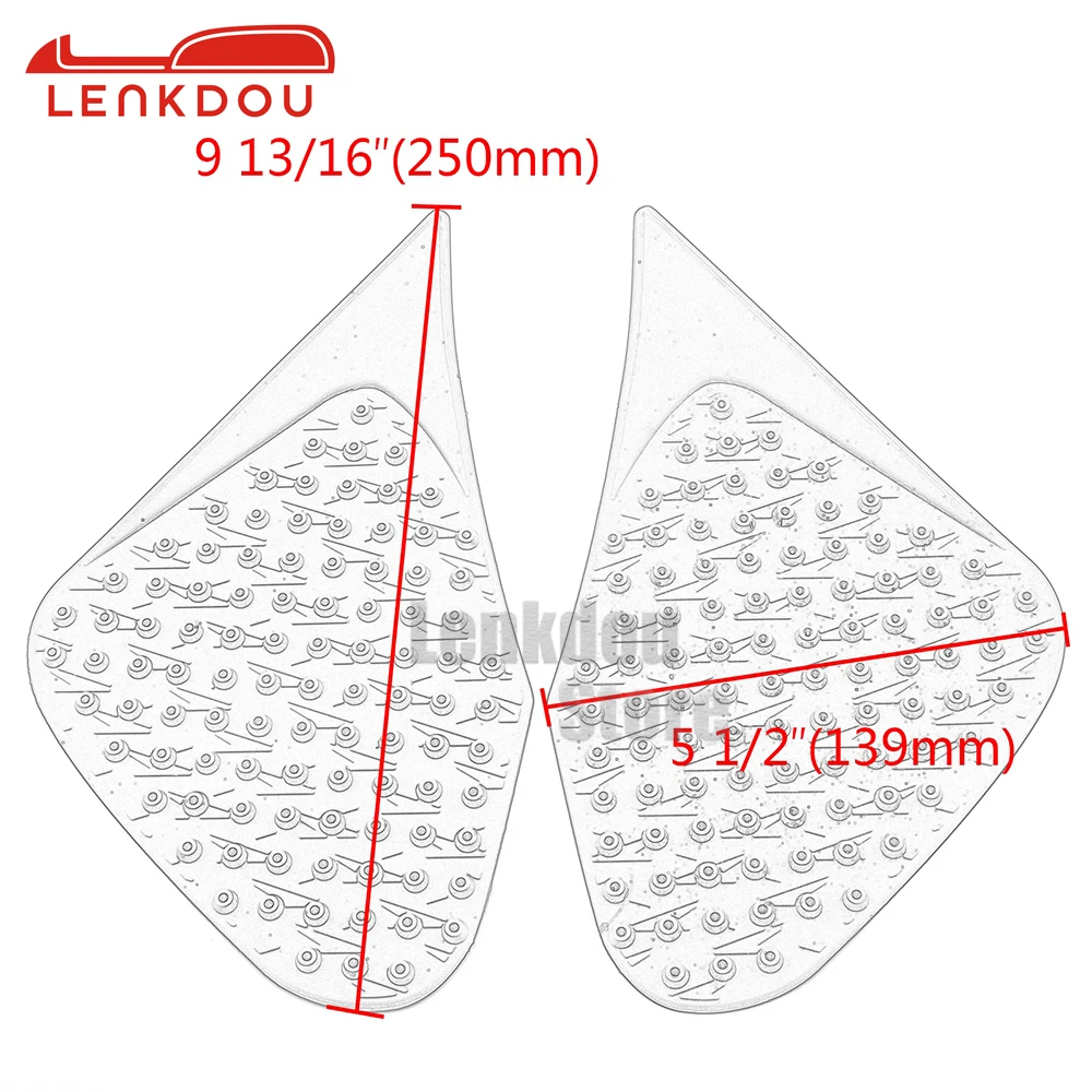 Almofada de tração do tanque para yamaha yzf YZ-F r1 r3 r6 r25 r125 motocicleta accessoies anti deslizamento lado gás aderência protetor adesivo