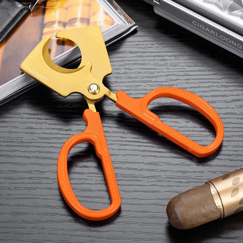 

Роскошные ножницы для сигар – лезвие Sh^^arp из нержавеющей стали, кожаный футляр, элегантный подарочный набор