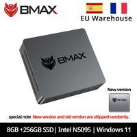 BMAX B3 Mini PC Windows 11 Intel N5095 8GB RAM DDR4 256GB SSD Intel UHD Graphics 1000Mbps Ethernet