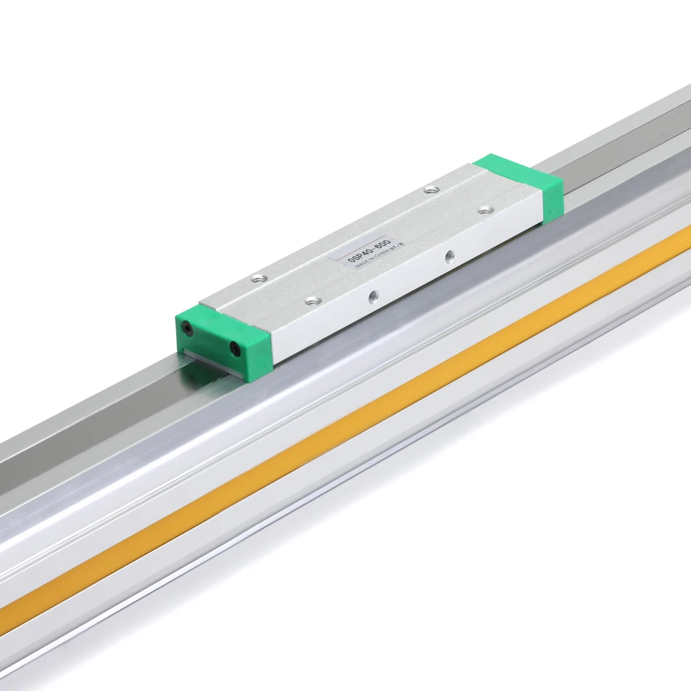 Cilindro neumático sin vástago de los componentes del núcleo del rodamiento OSP40-600MM