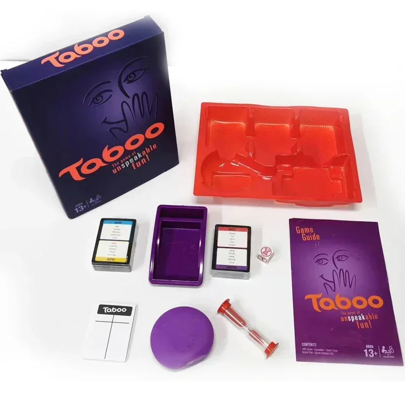 Exciting Party Game: Taboo - Fun Word Guessing Board Game for Adults & Family