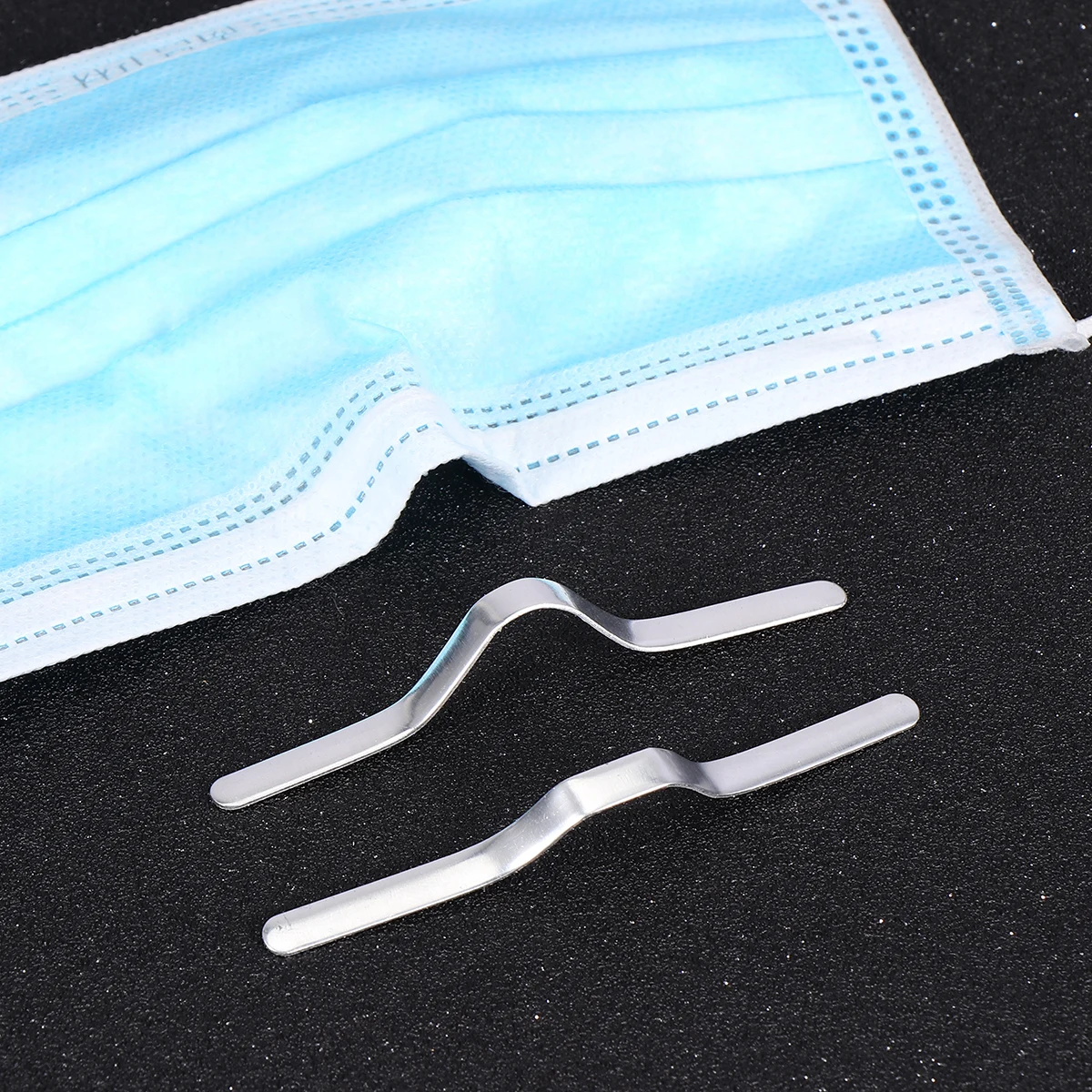 

100Pcs Aluminum Nose Strips for Masks Making Durable Easy to Bend Fit Nose Bridge Better Protection Mask Accessories