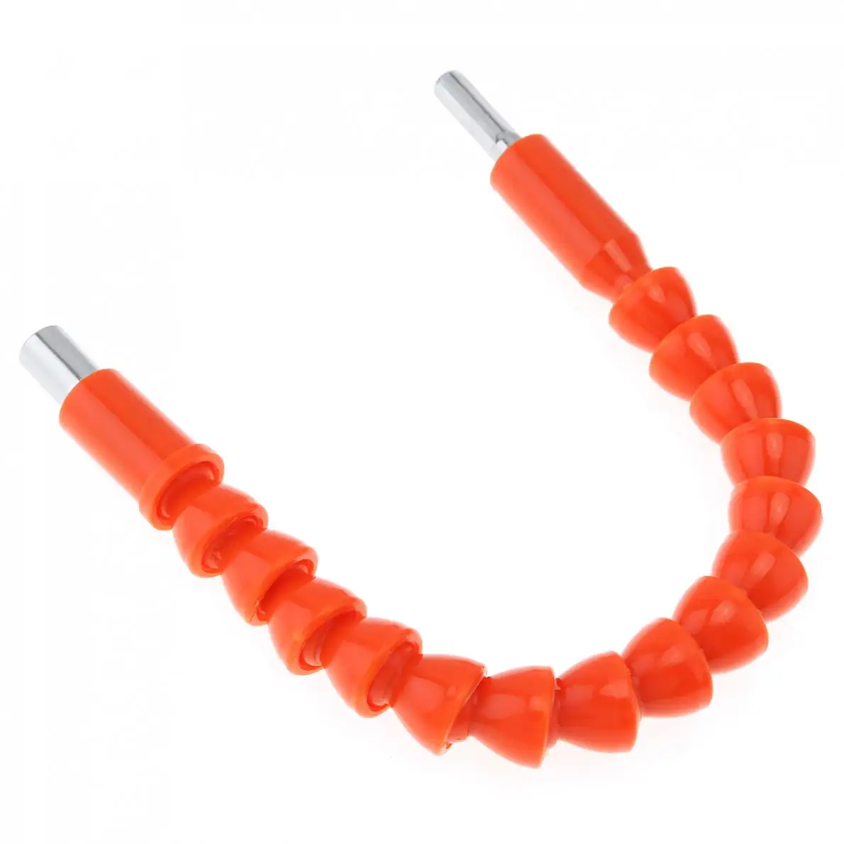 Arbre flexible universel Orange de 295mm, Extension de perceuse électrique pour tête de tournevis et connexion de perceuse