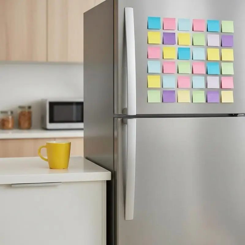 11Pcs Fluorescent Color Sticky Note Posted It Note Pads Stickers Planner Sticker Notepad Memo Pad School Office Supplies