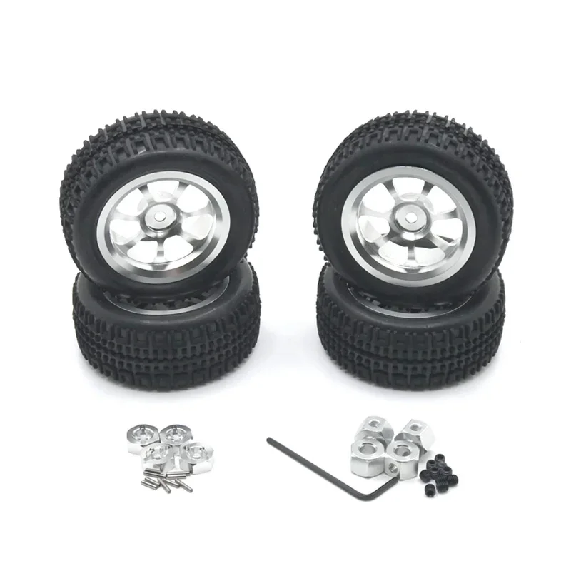 

Metal Upgrade Metal Wheel Tire for Wltoys WPL MN LC JJRC HL Remote Control Car