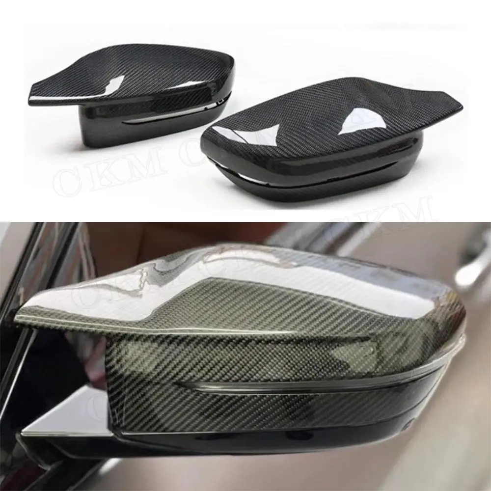 

M style Carbon Fiber Material Rearview Mirror Cover For BMW 3 5 6 7 8 Series G11 G12 G14 G15 G16 G20 G21 G30 G31 2020 UP