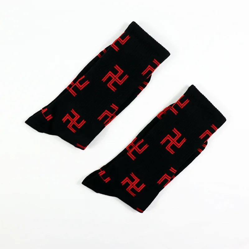 Calcetines de Los Vengadores de Tokio, calcetines con logotipos de la sociedad de Tokio Swastika, calcetines unisex negros de moda, calcetines suaves y transpirables de otoño