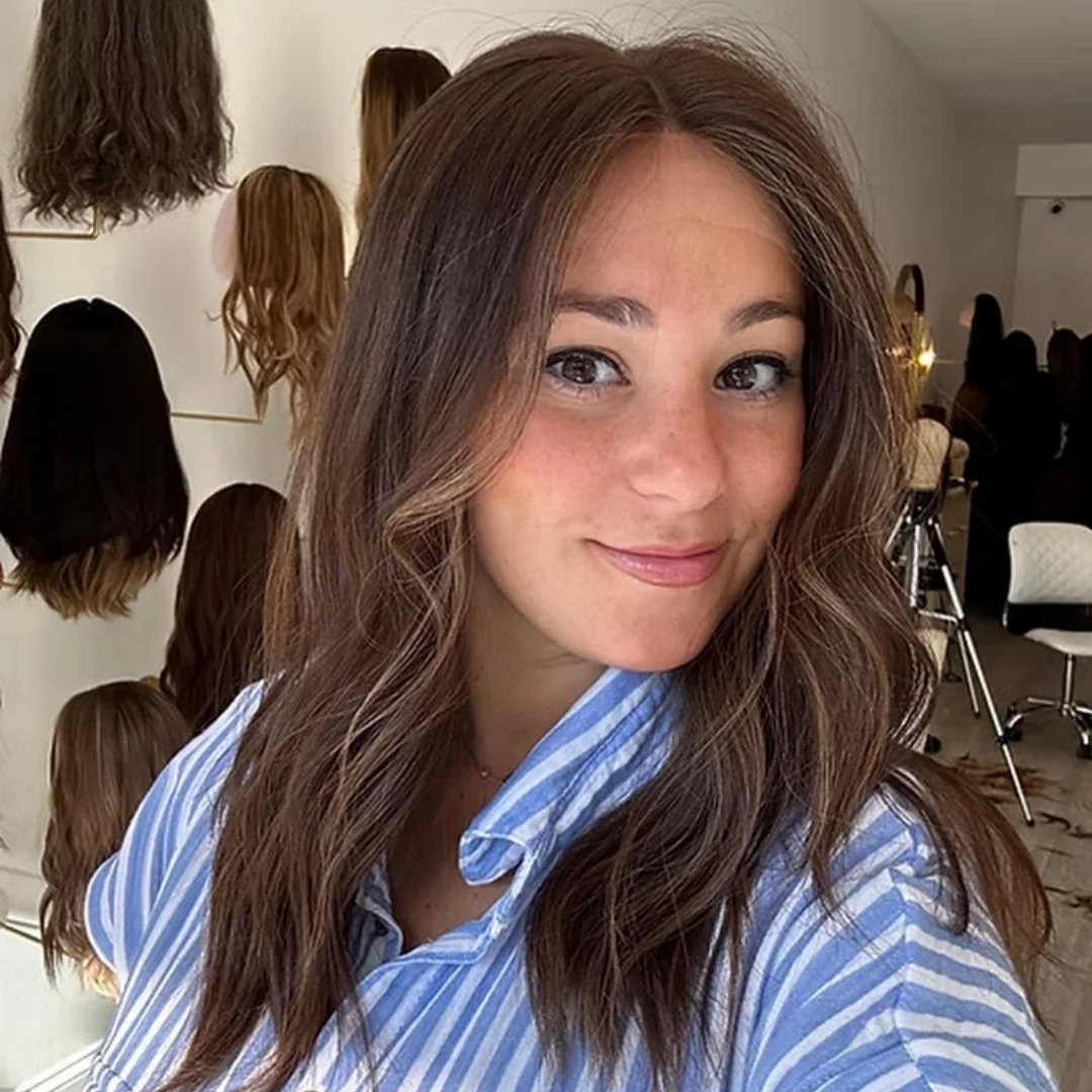 لينة أومبير الشوكولاته الداكنة البني الفاخرة الاصطناعية HD الدانتيل شعر مستعار أمامي شعر مستعار واقعية عالية 18 بوصة متوسطة طويلة الجسم موجة شعر مستعار #1