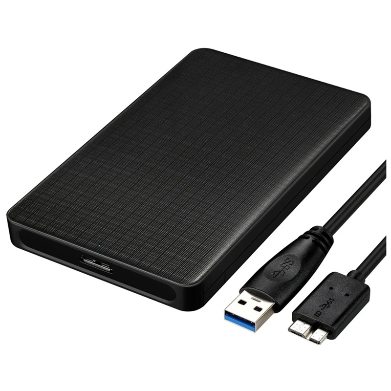 Mobile HDD Enclosure Case USB 3.0 2.5-Inch SATA Supports Various Mechanical Hard Drives And Solid State Drives SSD