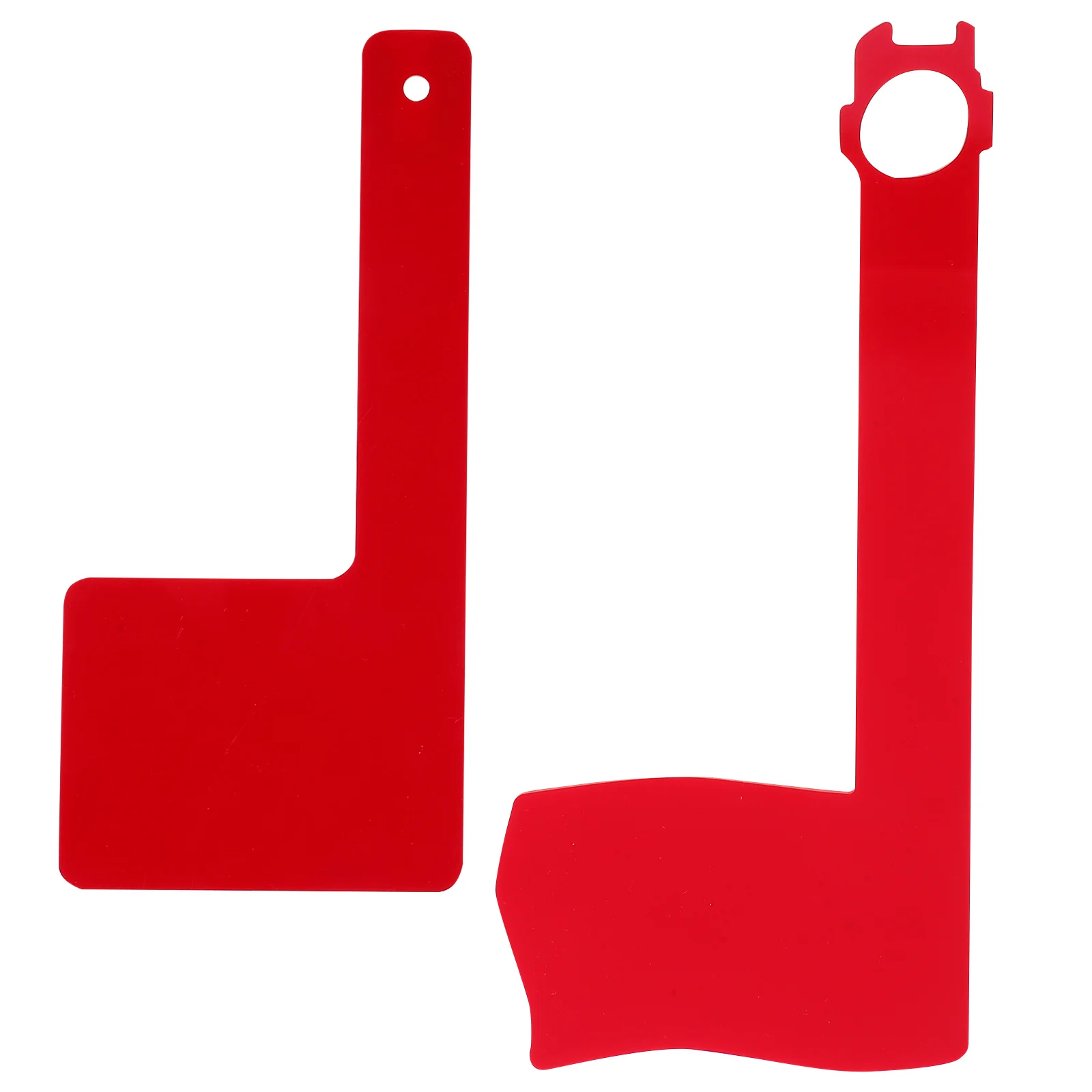 

2 Pcs Poster Box National Flag Mailbox Replacement Parts Front for Brick Mailboxes