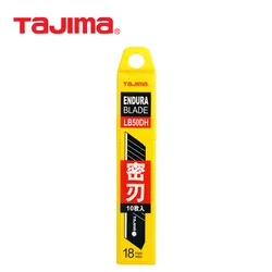 TAJIMA LB50DH Double Snap-Off Blade 10PCS 18mm Spare Blades Set L-Type Silver Endura Blade for Utility Knife Art Cutter