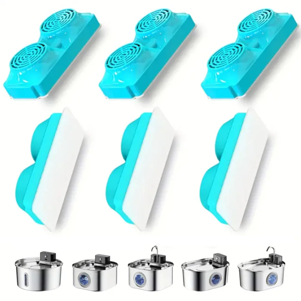 

Диспенсер для воды для кошек, сменные фильтры для фильтров для кошек, собак, фонтанчик для воды, активированный уголь, замененные фильтры, аксессуары