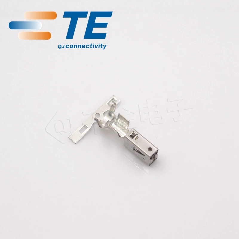 10PCS 1241418-4 Original connector TE Printed crimping tin 10-11 AWG press in type 20.95mm (length) * 4.1mm (height)