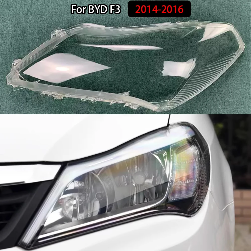 

For BYD F3 2014-2016 Front Lamp Shade Headlight Mask Shell Transparent Cover Lens Replace The Original Lampshade