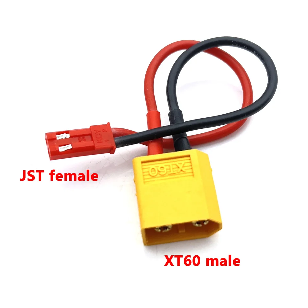 1pcs1set XT30 XT60 T plug Male /Female Connector to JST plug charge connector Adapter LiPo Battery Model Charging Converter Lead