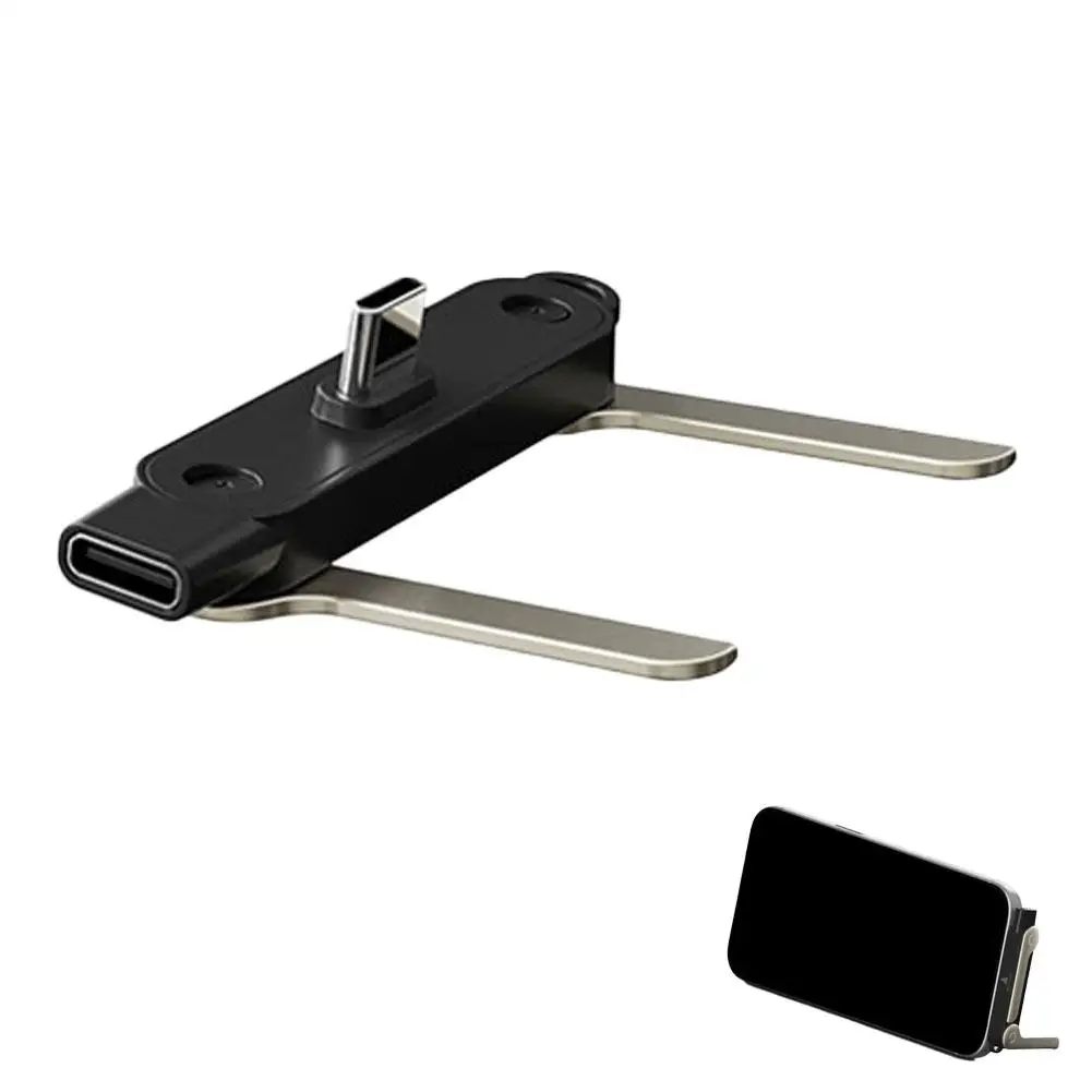 

Flat Charge Type C Phone Fast Charger with Stand Holder Bracket Support Cable 240w Bracket Quick Charging Wire for Ios Android