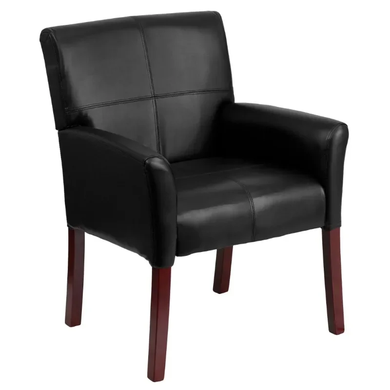 

Taylor LeatherSoft Upholstered Ergonomic Executive Side Reception Chair, Black