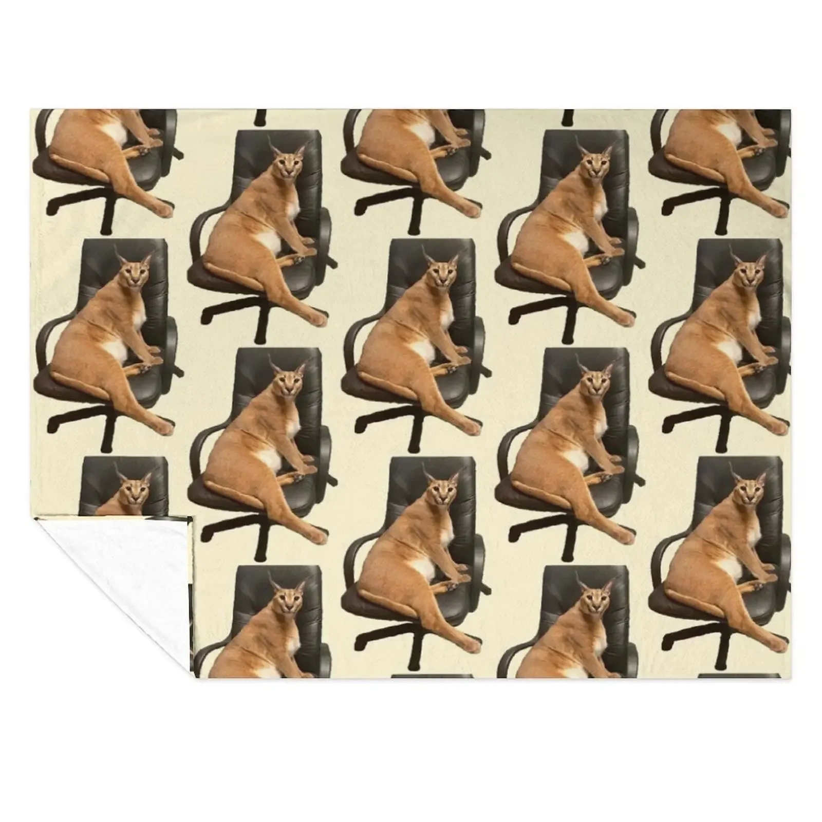 

Big Floppa chair Throw Blanket Luxury For Baby Extra Large Throw Hairy Blankets