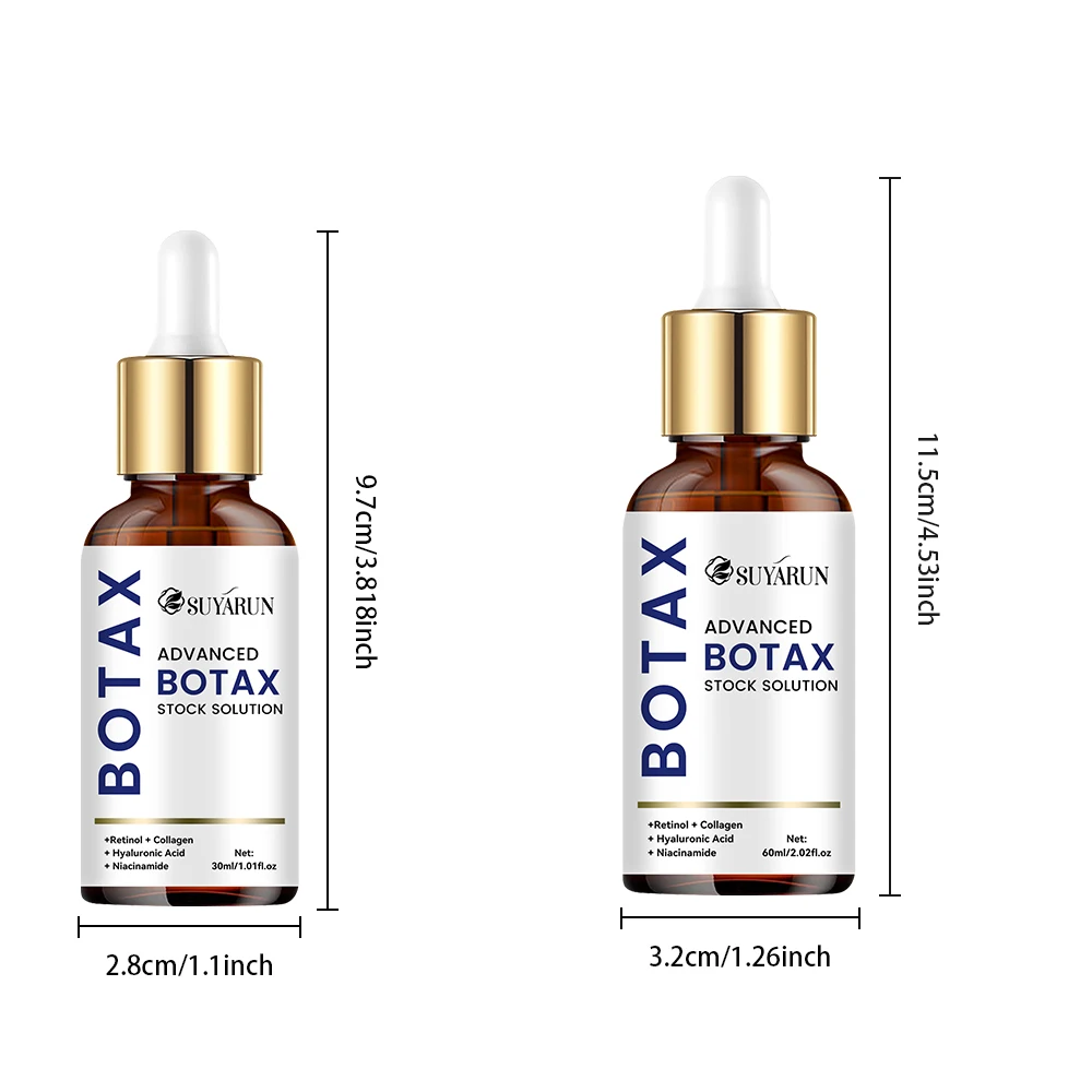 سيروم SUYARUN Professional Botax المضاد للشيخوخة - معالجة سريعة الامتصاص للوجه ورفع البشرة وثابتة وتقليل التجاعيد - نباتي.
