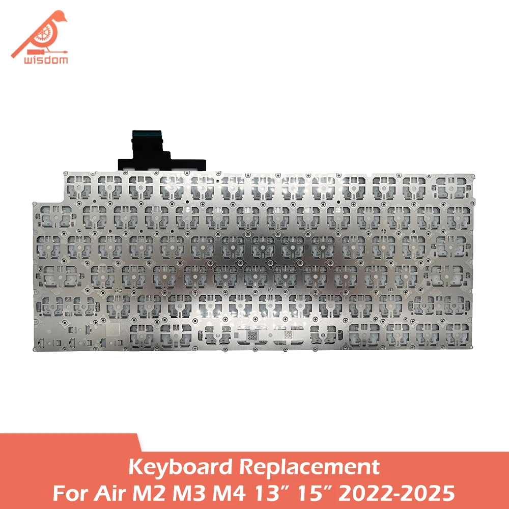 كمبيوتر محمول A2681 A2941 A3113 A3114 A3240 A3241 لوحة المفاتيح لماك بوك اير M2 M3 M4 13 "15" لوحات المفاتيح استبدال 2022-2025