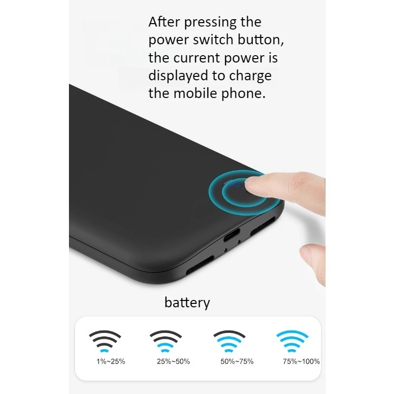20000mAh قوة البنك آيفون 8 7 6S 6 6P GSP 7P 8P شاحن بطارية حالات سيليكون للصدمات الخارجية احتياطية قوة البنك
