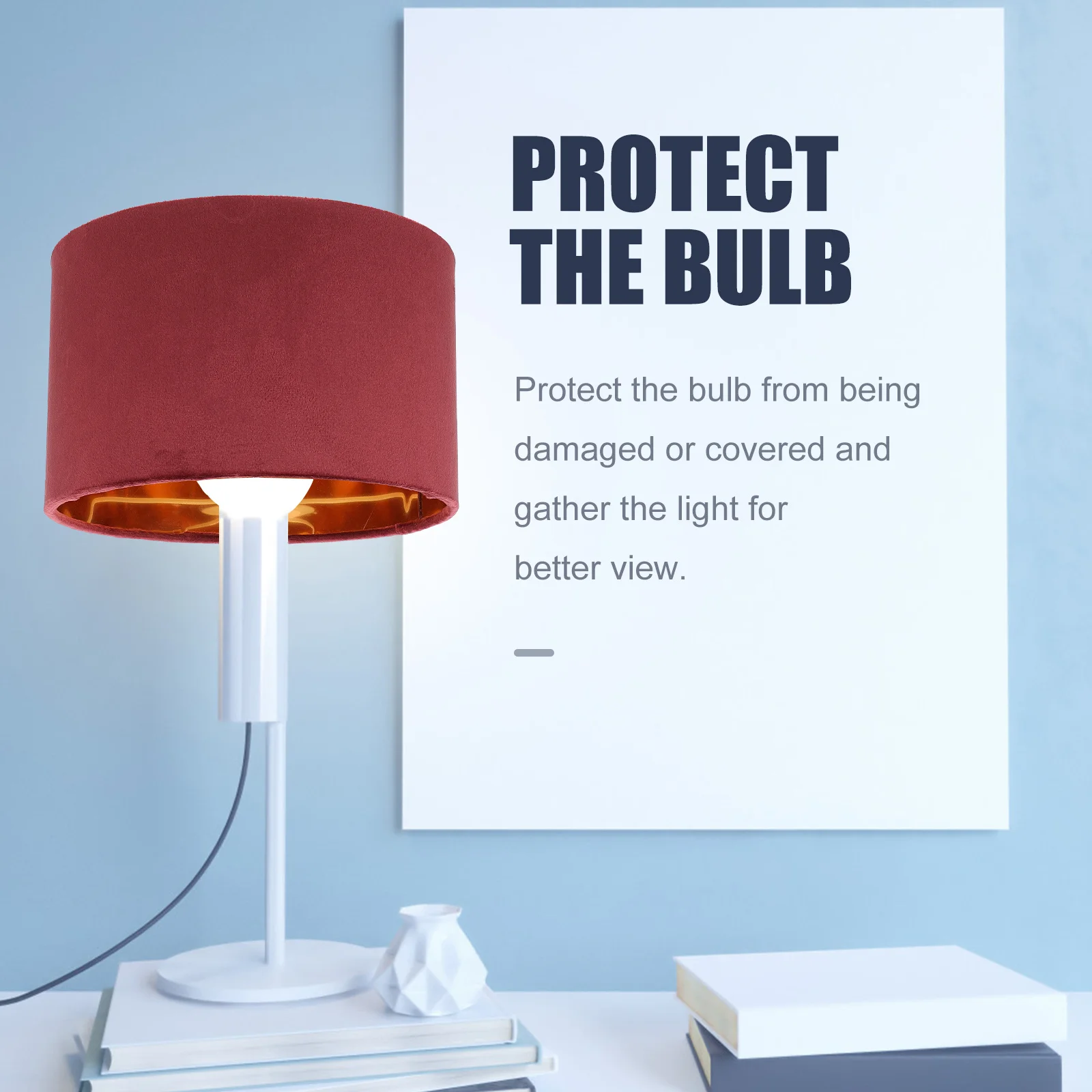 

Craft Shade For Bedroom Decorative Cloth Lamp Shade Table Lamp Dust Protection Warm Lighting Home Decor Accessory