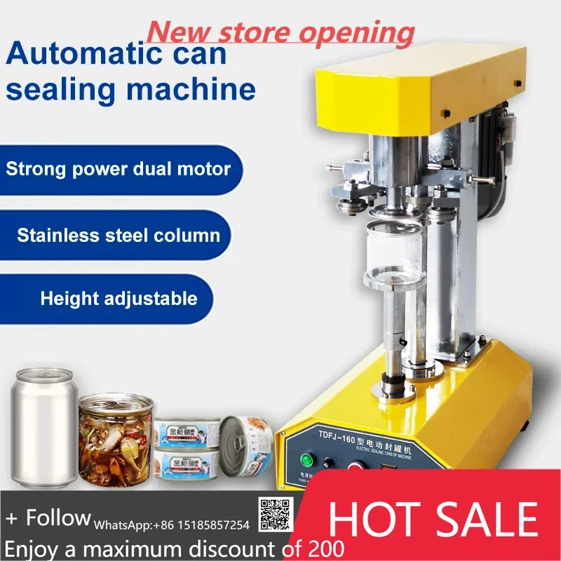 

Manufacturer Low Price Semi-Automatic Electric Desktop Commercial Juice Canning Tin Can Sealer Sealing Machine for Round Bottle