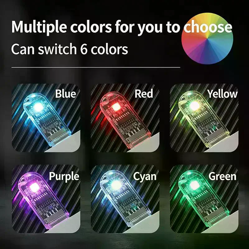 Voice-controlled USB Sound-activated LED Night Light/bedside Sleep Light AI