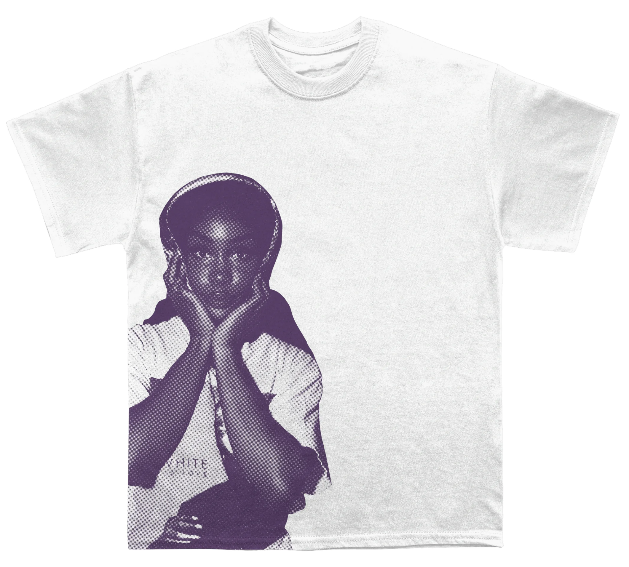 Męska Damska Luźna Koszulka Hip Hop Streetwear z Krótkim Rękawem Harajuku Y2k z Nadrukiem \"Ever Happy of Ever\", Krótkie Rękawy, Topy, T-shirty