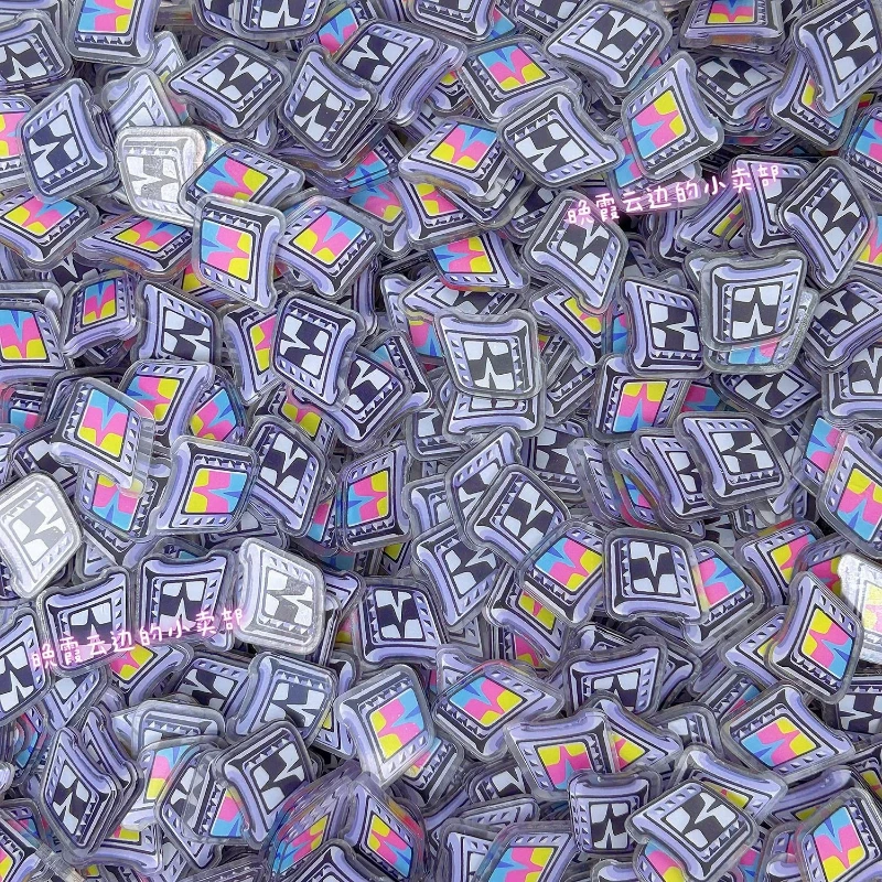 Zenless Zone Zero Polychrome‌ Denny 20Pcs/Set 2cm Patch Keychain Refrigerator Sticker Phone Case DIY Accessories Acrylic