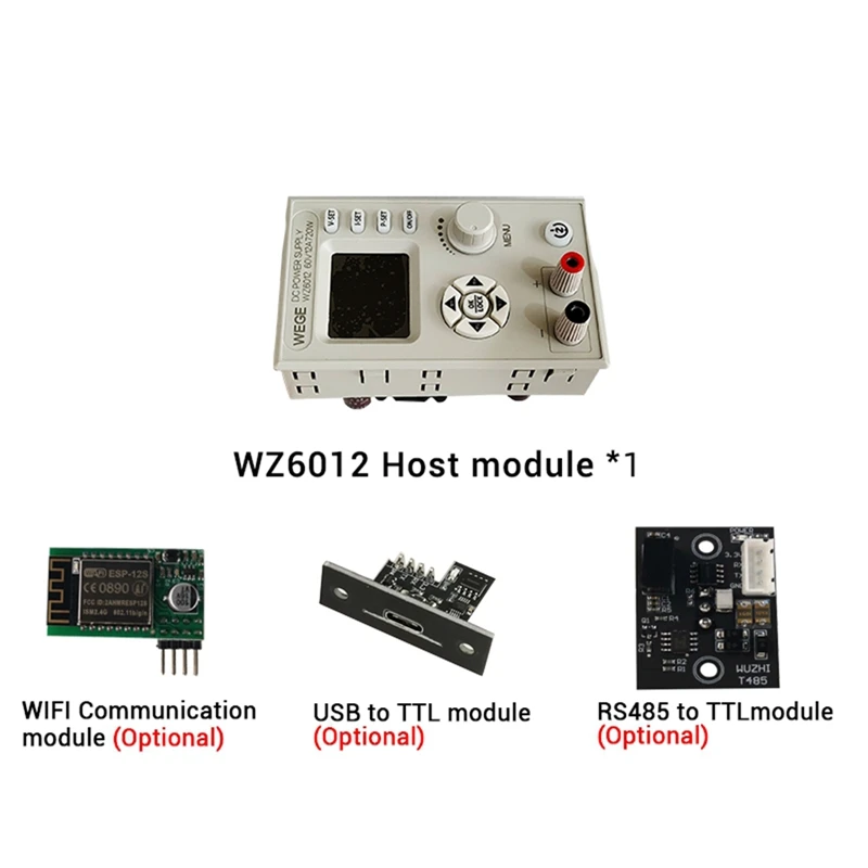 WZ6012 Adjustable Digital Controlled DC Power Supply Step-Down Charging Module Voltage Regulator